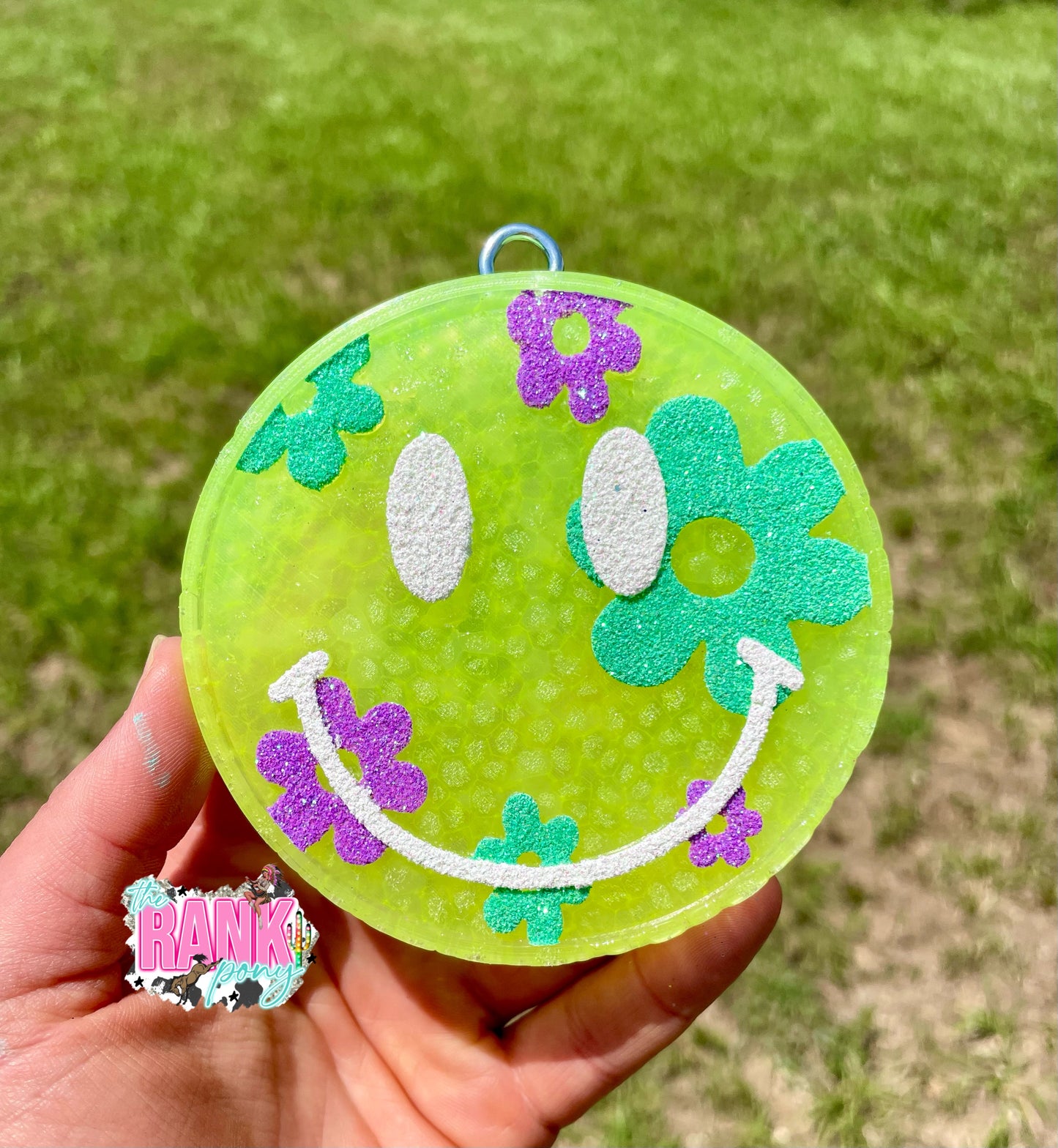 Smiley with Flowers