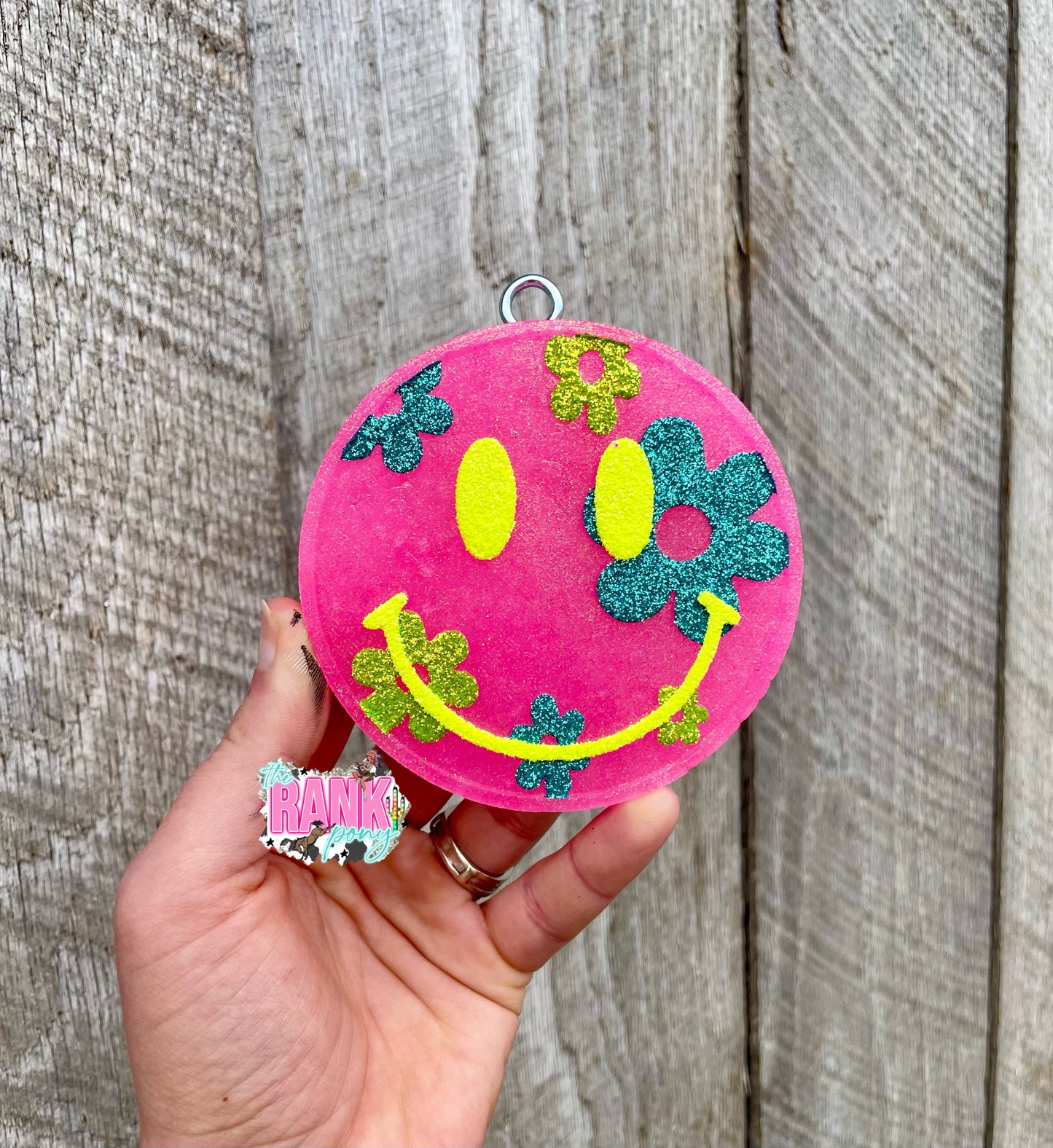 Smiley with Flowers