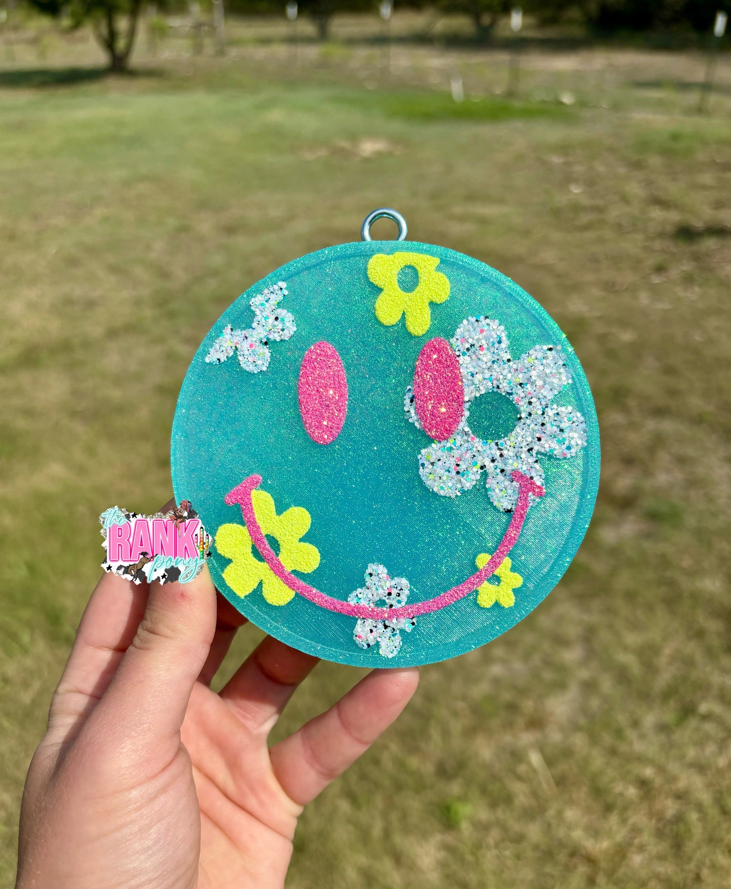 Smiley with Flowers