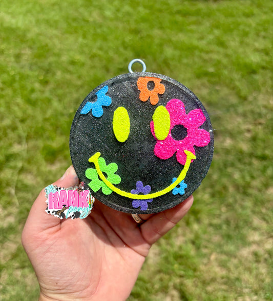 Smiley with Flowers