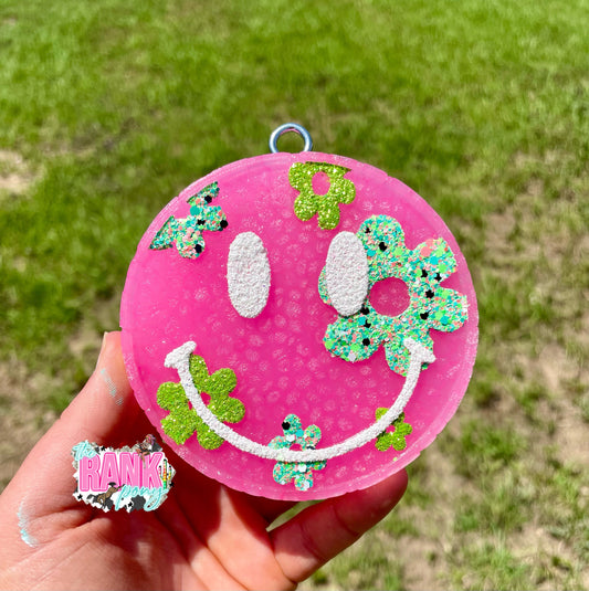 Smiley with Flowers