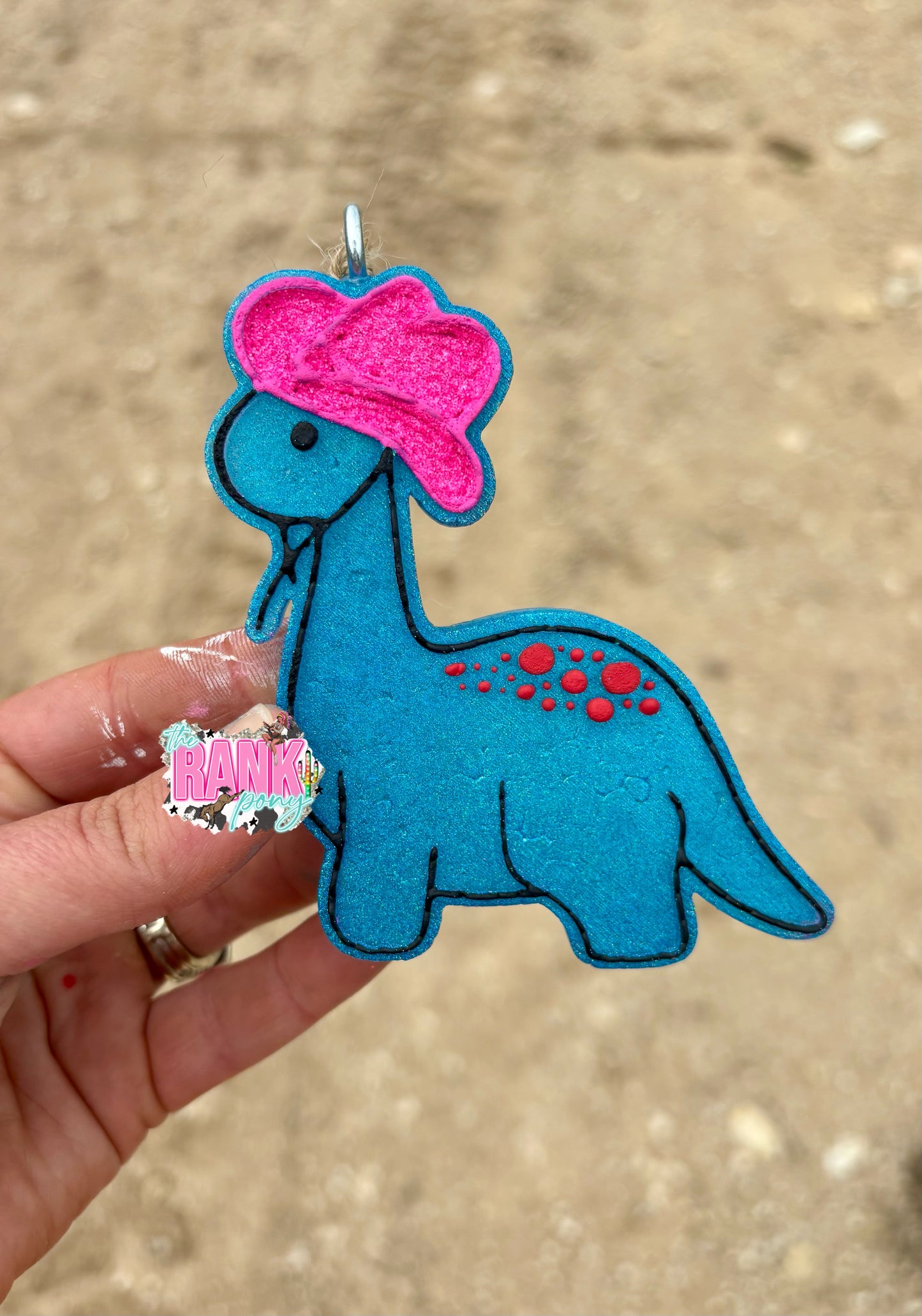Blue Dino Cowboy