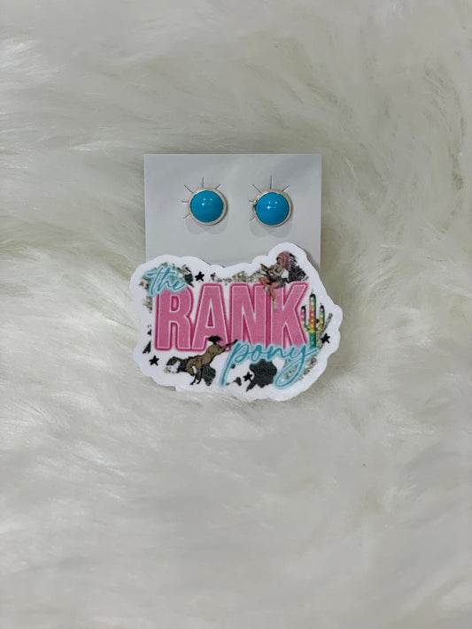 BF Medium Turquoise Studs