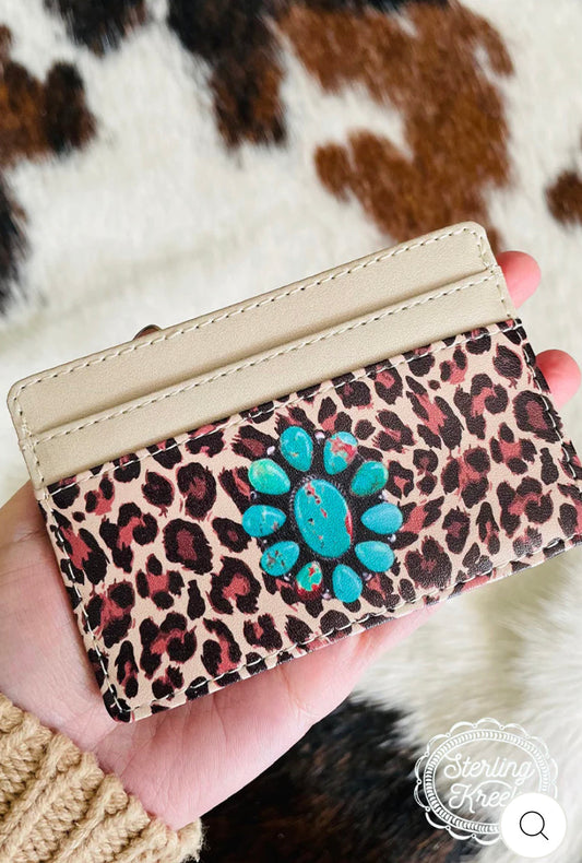 BF Leopard Cowgirl Card Wallet